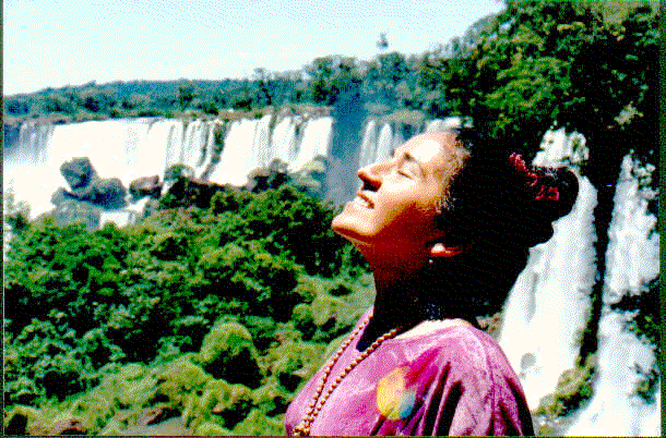 Meditation with Devi Dhyani at Iguazu Falls